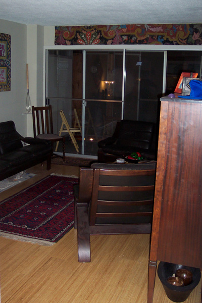 George's living room