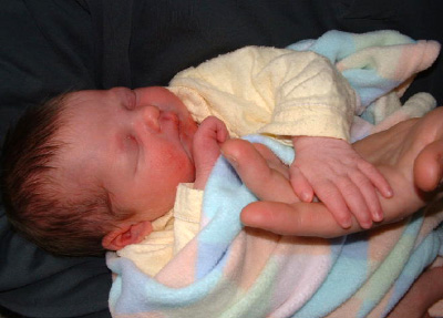 Madeleine and Will's hand